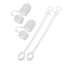 Silicone Protective Cap Cover Anti-Lost Holder & Connector Tether For Apple iPad Pro Pencil (Clear )