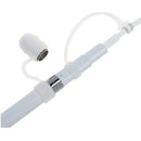 Silicone Protective Cap Cover Anti-Lost Holder & Connector Tether For Apple iPad Pro Pencil (Clear )