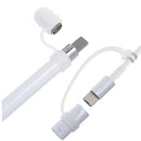 Silicone Protective Cap Cover Anti-Lost Holder & Connector Tether For Apple iPad Pro Pencil (Clear )