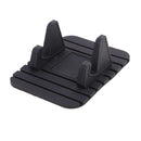 Phone Holder , Silicone Pad Stands Dash Mat Non-slip Mat Car Mount Holder Cell Phone Dock for iPhone Samsung Nexus HTC and More Mobile Device Black