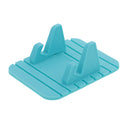 In Car Dashboard Silicone Non-slip Mat Sticky Pad Dash Mat Cell Phone Mount Holder Cradle Dock For Smartphones Blue