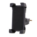 Bike Mount, Universal Adjustable Bicycle Cell Phone Holder Cradle Stand for Motorcycle Rack Handlebar Smartphone GPS Navigation 360 Degree Rotation Black