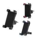 Bike Mount, Universal Adjustable Bicycle Cell Phone Holder Cradle Stand for Motorcycle Rack Handlebar Smartphone GPS Navigation 360 Degree Rotation Black