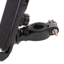 Bike Mount, Universal Adjustable Bicycle Cell Phone Holder Cradle Stand for Motorcycle Rack Handlebar Smartphone GPS Navigation 360 Degree Rotation Black