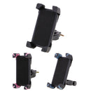Bike Mount, Universal Adjustable Bicycle Cell Phone Holder Cradle Stand for Motorcycle Rack Handlebar Smartphone GPS Navigation 360 Degree Rotation Black