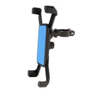 Bike Mount, Universal Adjustable Bicycle Cell Phone Holder Cradle Stand for Motorcycle Rack Handlebar Smartphone GPS Navigation 360 Degree Rotation Blue