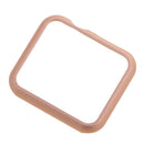 Protective Aluminium Alloy Frame Case Cover Bumper for 38mm Apple Watch 1 2 Rose gold