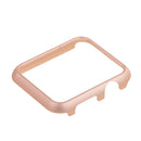 Protective Aluminium Alloy Frame Case Cover Bumper for 38mm Apple Watch 1 2 Rose gold