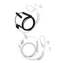 3.5mm In Ear Air Tube Anti-radiation Earphone Microphone Headphone Single Earpiece White