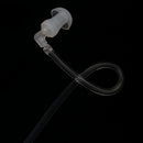 3.5mm In Ear Air Tube Anti-radiation Earphone Microphone Headphone Single Earpiece Clear