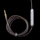 3.5mm In Ear Air Tube Anti-radiation Earphone Microphone Headphone Single Earpiece Clear