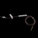 3.5mm In Ear Air Tube Anti-radiation Earphone Microphone Headphone Single Earpiece Clear