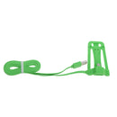 Green Micro USB Adapter Data Charger Cable Wire Stand Bracket For Android Mobile Phones