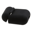 Black Silicone Case Cover Holder Pouch Holder Sleeve + White Anti-lost Ear Loop Strap Wrap For Earpods AirPods Earphones Charging Box
