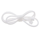 Black Silicone Case Cover Holder Pouch Holder Sleeve + White Anti-lost Ear Loop Strap Wrap For Earpods AirPods Earphones Charging Box