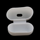 White Silicone Rubber Shockproof Case Portector Cover + White Connect Rope Cable Strap for Apple Wireless Earphone iphone 7 7plus AirPods