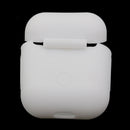 White Silicone Rubber Shockproof Case Portector Cover + White Connect Rope Cable Strap for Apple Wireless Earphone iphone 7 7plus AirPods