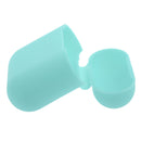Green Silicone Rubber Shockproof Case Portector Cover + White Connect Rope Cable Strap for Apple Wireless Earphone iphone 7 7plus AirPods