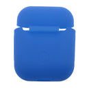 Blue Silicone Rubber Shockproof Case Portector Cover + White Connect Rope Cable Strap for Apple Wireless Earphone iphone 7 7plus AirPods