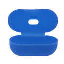 Blue Silicone Rubber Shockproof Case Portector Cover + White Connect Rope Cable Strap for Apple Wireless Earphone iphone 7 7plus AirPods