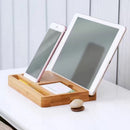Bamboo Stand Multi-device Desktop Organizer Dock Station Holder for iPhone, iPad, Universal Cell Phones and Tablets,Card,Pen
