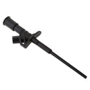 Banana Socket Connection Wire Heavy Duty Insulation Piercing Probe Test Clip Insulated Quick Pierce Testing Clips Multimeter Spring Load Black