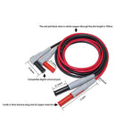 Double End 4mm Male Banana Plug Soft Silicone Test Cable Connector Multimeter Test Lead Red