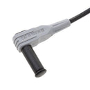 Double End 4mm Male Banana Plug Soft Silicone Test Cable Connector Multimeter Test Lead Black
