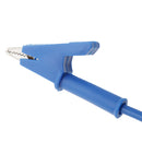 High Quality Double-ended Clips Cable Alligator Testing Probe Lead Wire 100CM 15A Blue