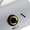 Mini Karaoke Sound Echo Mixer System Audio Process Stereo Pre-Amplifier Microphone EU Plug for KTV TV PC