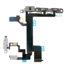 Switch Power Button On/Off and Volume Control and Flash Light and Mic and Mute Button Connector Flex Cable with Bracket Replacement part for iphone 5S