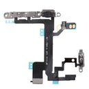 Switch Power Button On/Off and Volume Control and Flash Light and Mic and Mute Button Connector Flex Cable with Bracket Replacement part for iphone 5S