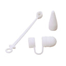 Silicone Protective Anti-lost Pencil Cap/Cap Holder/Tip Cover/Adapter Tether for Apple iPad Pro Pencil White