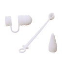 Silicone Protective Anti-lost Pencil Cap/Cap Holder/Tip Cover/Adapter Tether for Apple iPad Pro Pencil White