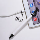 Silicone Protective Anti-lost Pencil Cap/Cap Holder/Tip Cover/Adapter Tether for Apple iPad Pro Pencil Black
