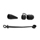 Silicone Protective Anti-lost Pencil Cap/Cap Holder/Tip Cover/Adapter Tether for Apple iPad Pro Pencil Black