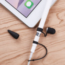 Silicone Protective Anti-lost Pencil Cap/Cap Holder/Tip Cover/Adapter Tether for Apple iPad Pro Pencil Black
