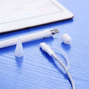 Silicone Protective Anti-lost Pencil Cap/Cap Holder/Tip Cover/Adapter Tether for Apple iPad Pro Pencil Clear
