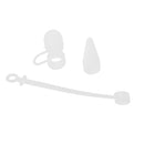 Silicone Protective Anti-lost Pencil Cap/Cap Holder/Tip Cover/Adapter Tether for Apple iPad Pro Pencil Clear