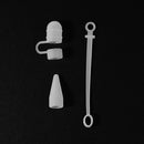 Silicone Protective Anti-lost Pencil Cap/Cap Holder/Tip Cover/Adapter Tether for Apple iPad Pro Pencil Clear