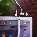 Silicone Protective Anti-lost Pencil Cap/Cap Holder/Tip Cover/Adapter Tether for Apple iPad Pro Pencil Clear