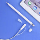 Silicone Protective Anti-lost Pencil Cap/Cap Holder/Tip Cover/Adapter Tether for Apple iPad Pro Pencil Clear