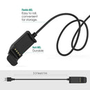 For Garmin Edge 20/25 Charger Dock , USB Data Sync Charge Cradle Charger with Charging Cable 1m Black