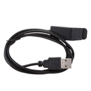 For Garmin Edge 20/25 Charger Dock , USB Data Sync Charge Cradle Charger with Charging Cable 1m Black