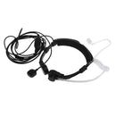 3.5mm Jack In-Ear Throat Mic Microphone Overhead Microphone Anti-radiation Headphone for Smart Phones