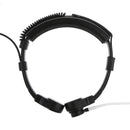 3.5mm Jack In-Ear Throat Mic Microphone Overhead Microphone Anti-radiation Headphone for Smart Phones