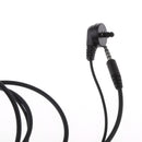 Universal 3.5mm Plug-in Covert Acoustic Air Tube Headset Earpiece MIC & PTT (Push to Talk) for Phones & iPad