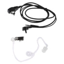 Universal 3.5mm Plug-in Covert Acoustic Air Tube Headset Earpiece MIC & PTT (Push to Talk) for Phones & iPad