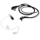 Universal 3.5mm Plug-in Covert Acoustic Air Tube Headset Earpiece MIC & PTT (Push to Talk) for Phones & iPad