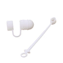 Silicone Protective Cap Cover Anti-Lost Holder & Connector Tether For Apple iPad Pro Pencil (White)